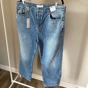 Topshop Dad Jeans Light Wash